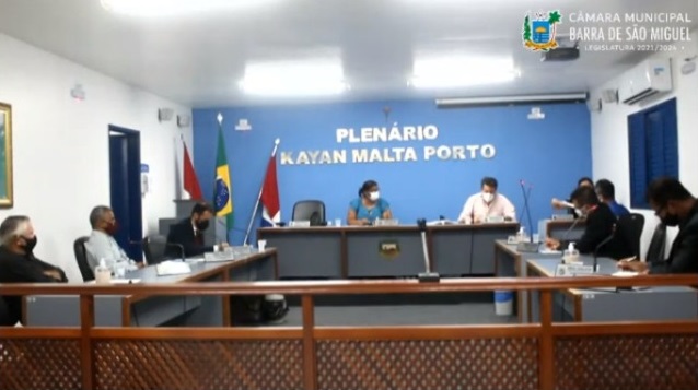 Vereadores discutem custeio do Legislativo na 5ª Sessão da Câmara da Barra de São Miguel
