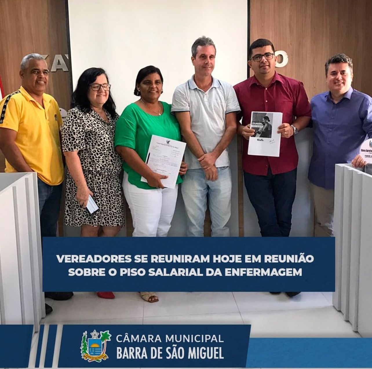 Vereadores se reúnem em reunião sobre o piso salarial da enfermagem